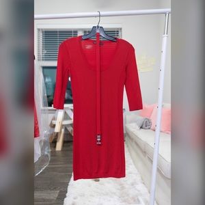 Armani Exchange Belted Mini Dress